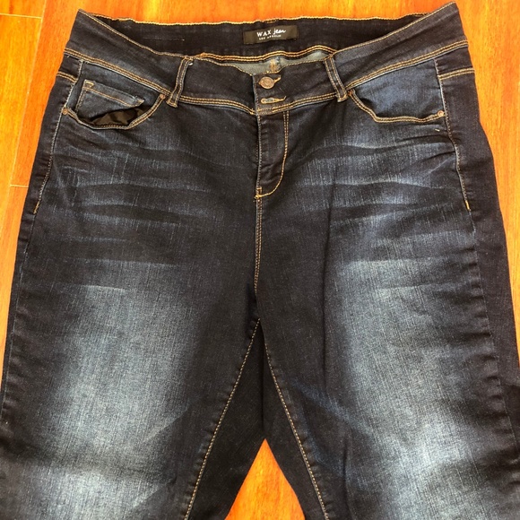*SOLD* Wax Jean Dark Size 20 Skinny - Picture 2 of 5